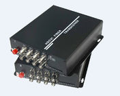 8 Ports HDMI Transmitter Receiver FC SC Teknologi Pengodean Non-Kompresi