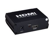 VGA + R / L Radio ke HDMI mendukung hingga 1080 Video Audio Converter HDMI Splitter