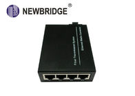 100BASE-TX / FX, IEEE802.3, Ethernet ke Fiber Media Converter dual Singel Mode untuk 4 port