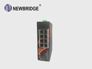 1 Port SFP Gigabit PoE Ethernet Switch Instalasi DIN Rail / Dinding di Industri