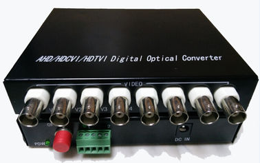 Penerima Transmitter TVI / CVI / AHD 1080P HD, Konverter Serat Optik Ke BNC Digital Video