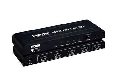 Cina 1.4a 1x2 2 port HDMI splitter untuk TV Video Splitter 4 Port HDMI Splitter 1 In 4 Out pabrik